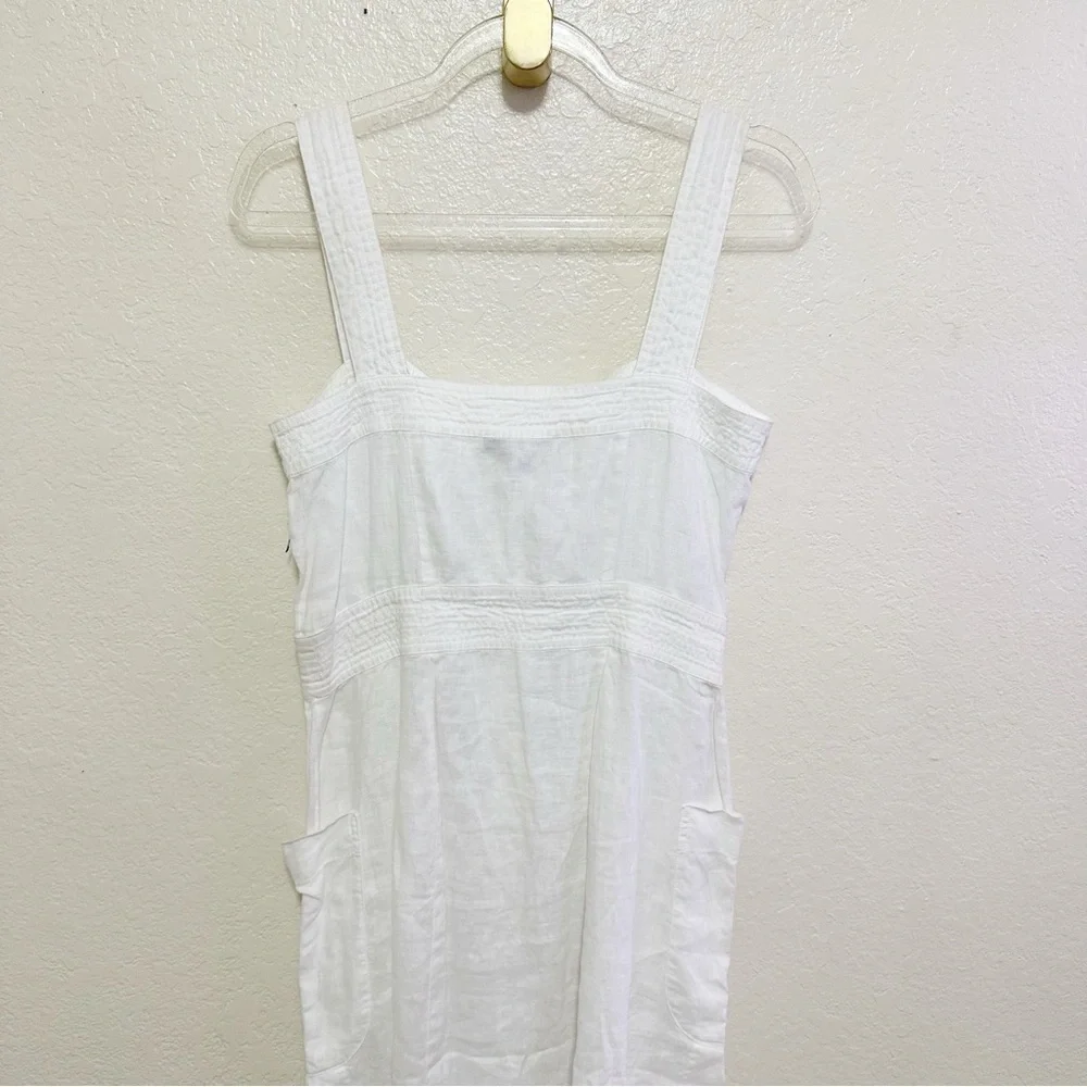 New EQUIPMENT Aris cotton-poplin midi dress size 8 - Picture 14 of 16
